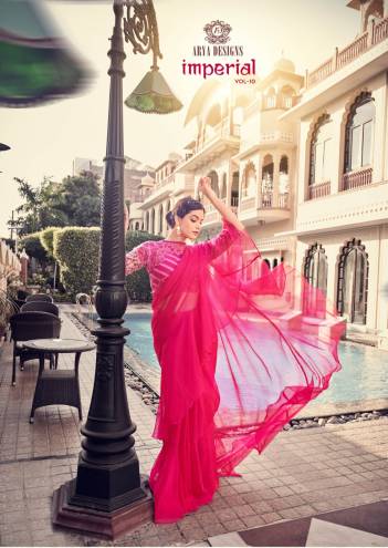 Imperial Vol 10 By Arya Designer Partywear Saree Collection